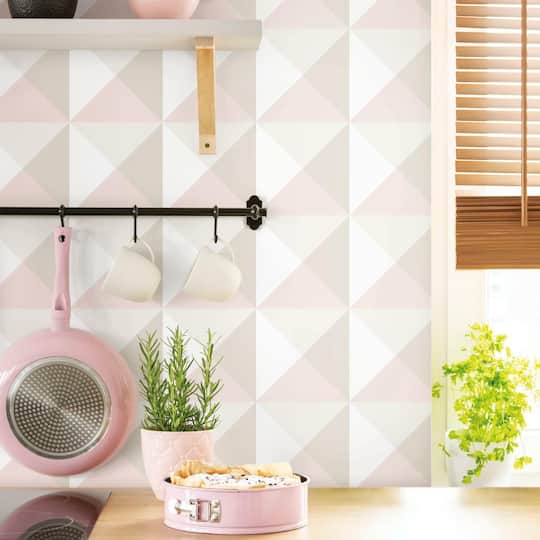 RoomMates Origami Peel & Stick Wallpaper